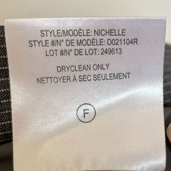 Theory Wool Gray Blazer Jacket Slim Fit Size 0 - Picture 7 of 8